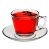 Raleigh Coffee & Tea Cups with saucers, Set of 6 - CRYSTALIA GLASS